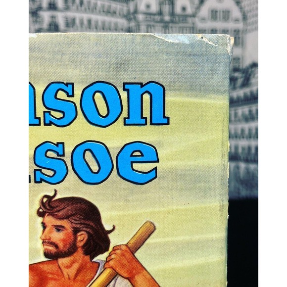 Robinson Crusoe by Daniel Defoe - Vintage Undated, Whitman Publishing Co. W/ DJ - Picture 2 of 16